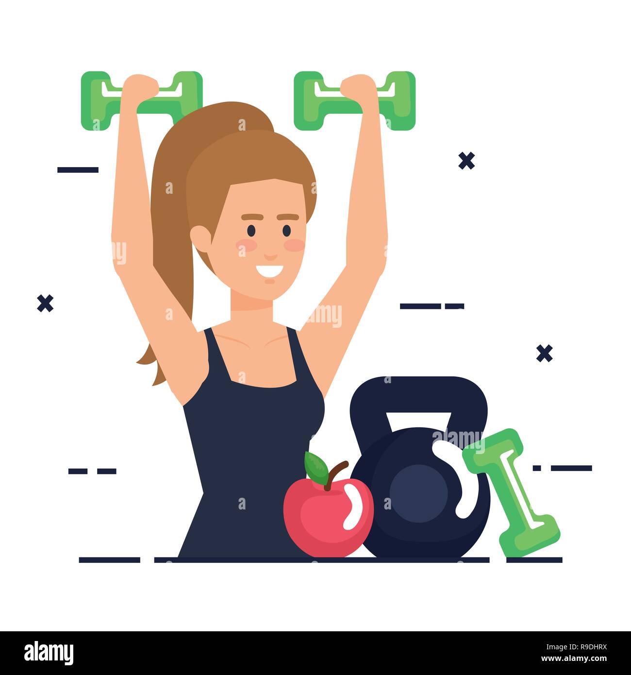 Cartoon Body Builder High Resolution Stock Photography and Images - Alamy