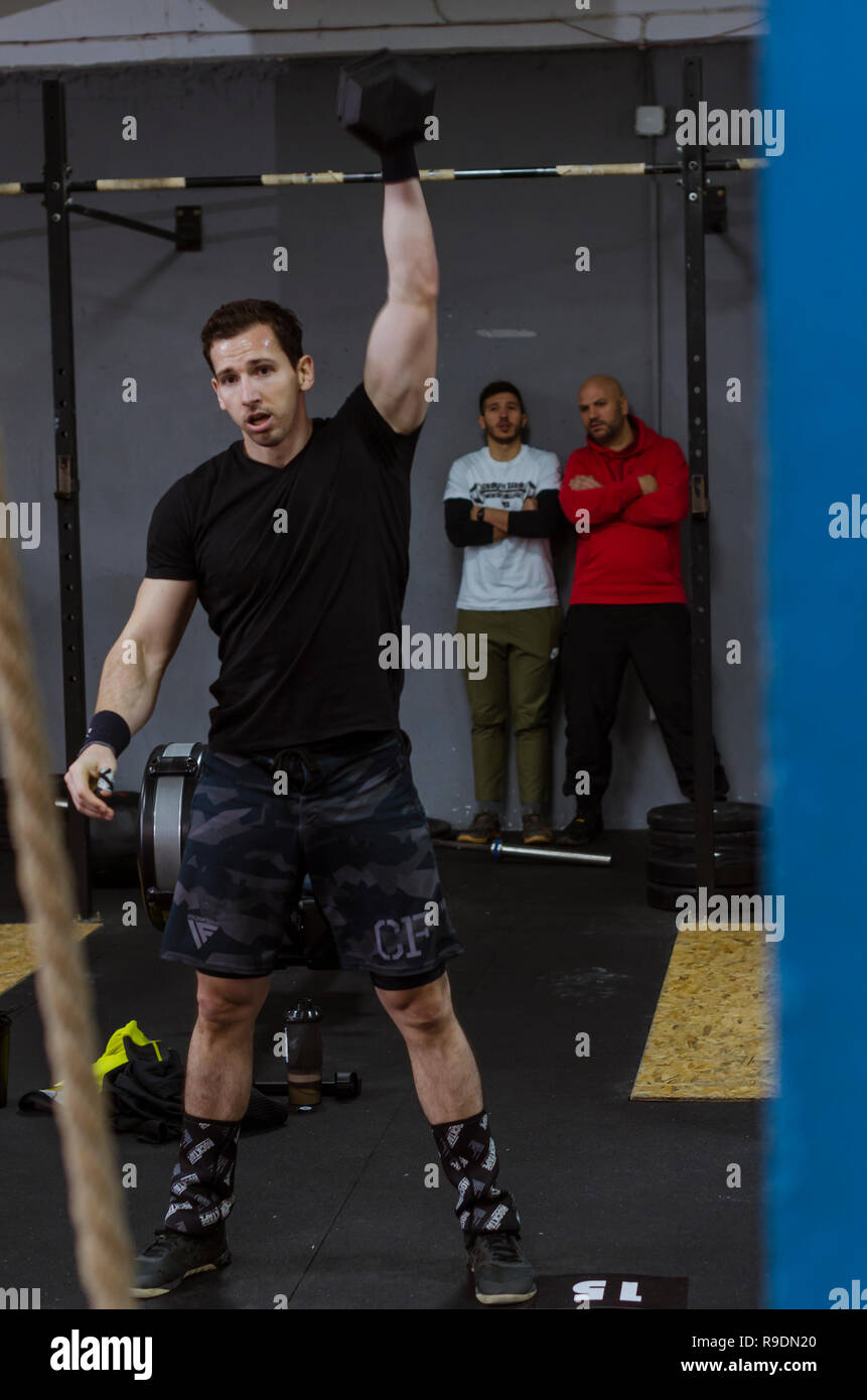 Skopje Macedonia 22th Dec 2018 Sava Kovacevic Br 69 Skopje R Macedonia 22 December 2018 12 00 Gmt 1 Gym Physical Fitness Center Crossfit Skopje Winter Challenge 2018 Crossfit Competition Credit Dragan Ristovski Alamy Live News Stock Photo