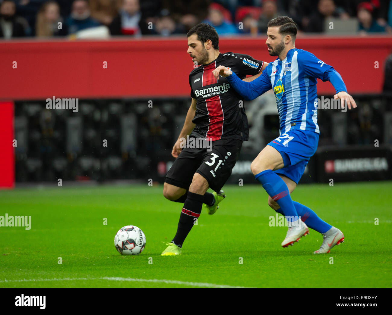 2019 bayer leverkusen hertha bsc berlin hires stock photography and