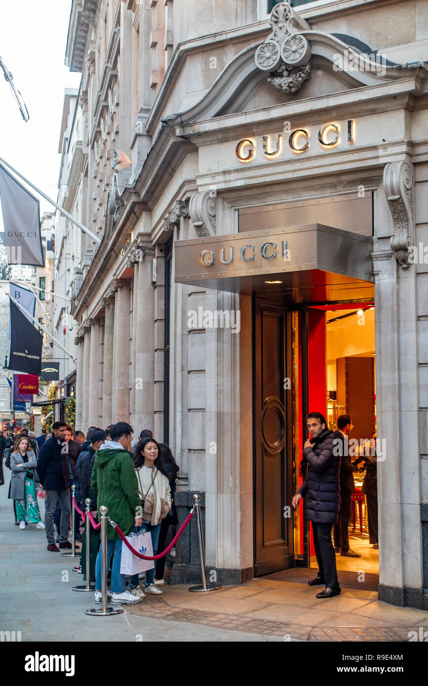 Gucci shop in Bond Street 