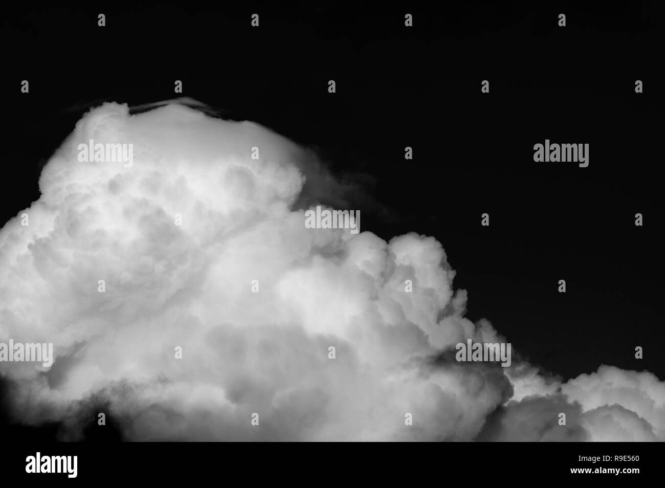 Cloudy sky beautiful clouds Black and White Stock Photos & Images - Alamy
