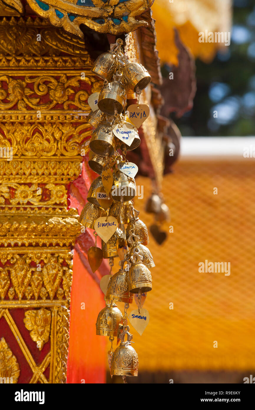 Wat Phrathat Doi Suthep temple, Chiang Mai, Thailand Stock Photo