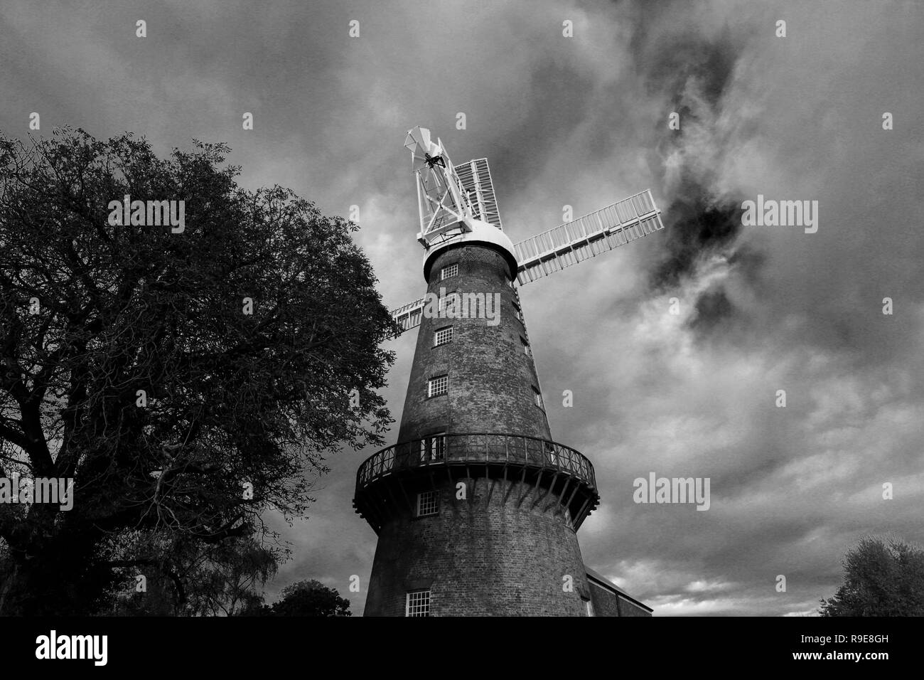 Flour wind mill mills windmill windmills hi-res stock photography and ...