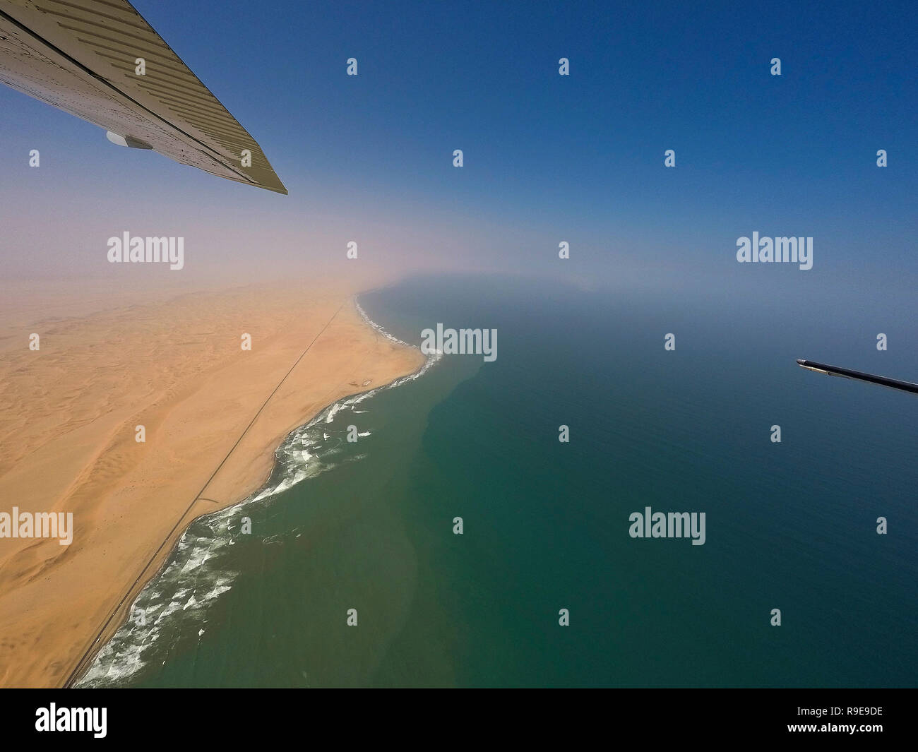 Namibia - Sky Diving in Swakopmund Stock Photo