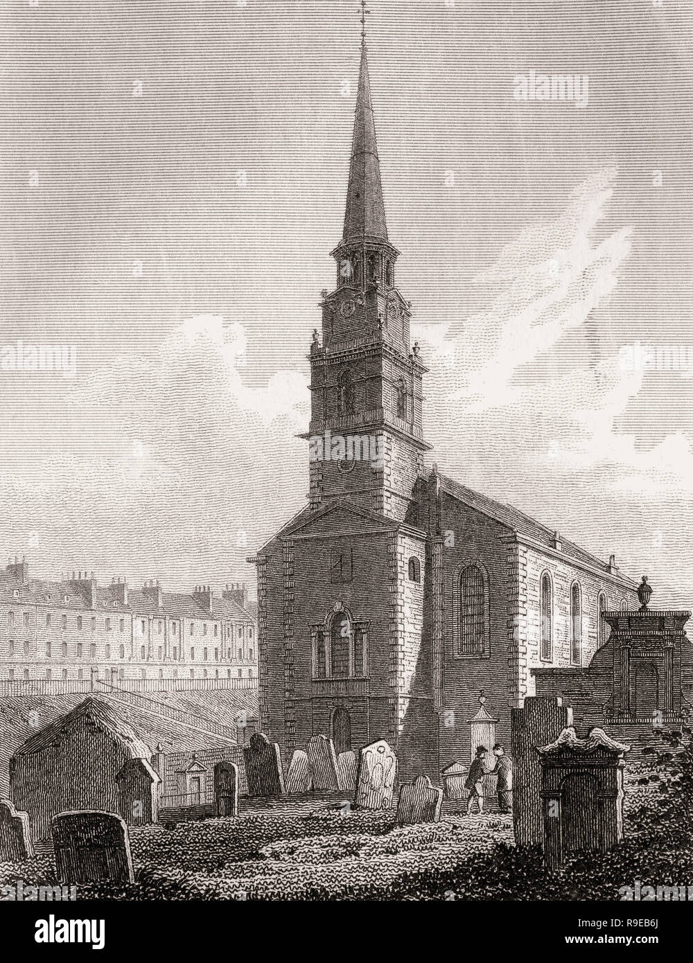 Saint Cuthbert's Church, Edinburgh, Scotland, 19th century, Views in