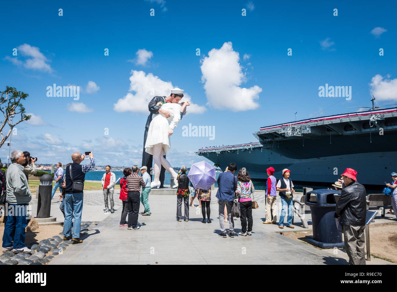 May 1 2018 - SAN DIEGO, CA: The Unconditional Surrender Statue (Navy ...