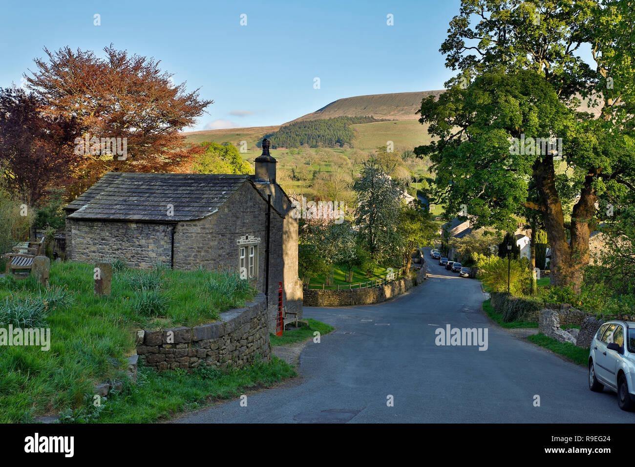 Downham; Nr. Clitheroe; Lancashire; UK Stock Photo