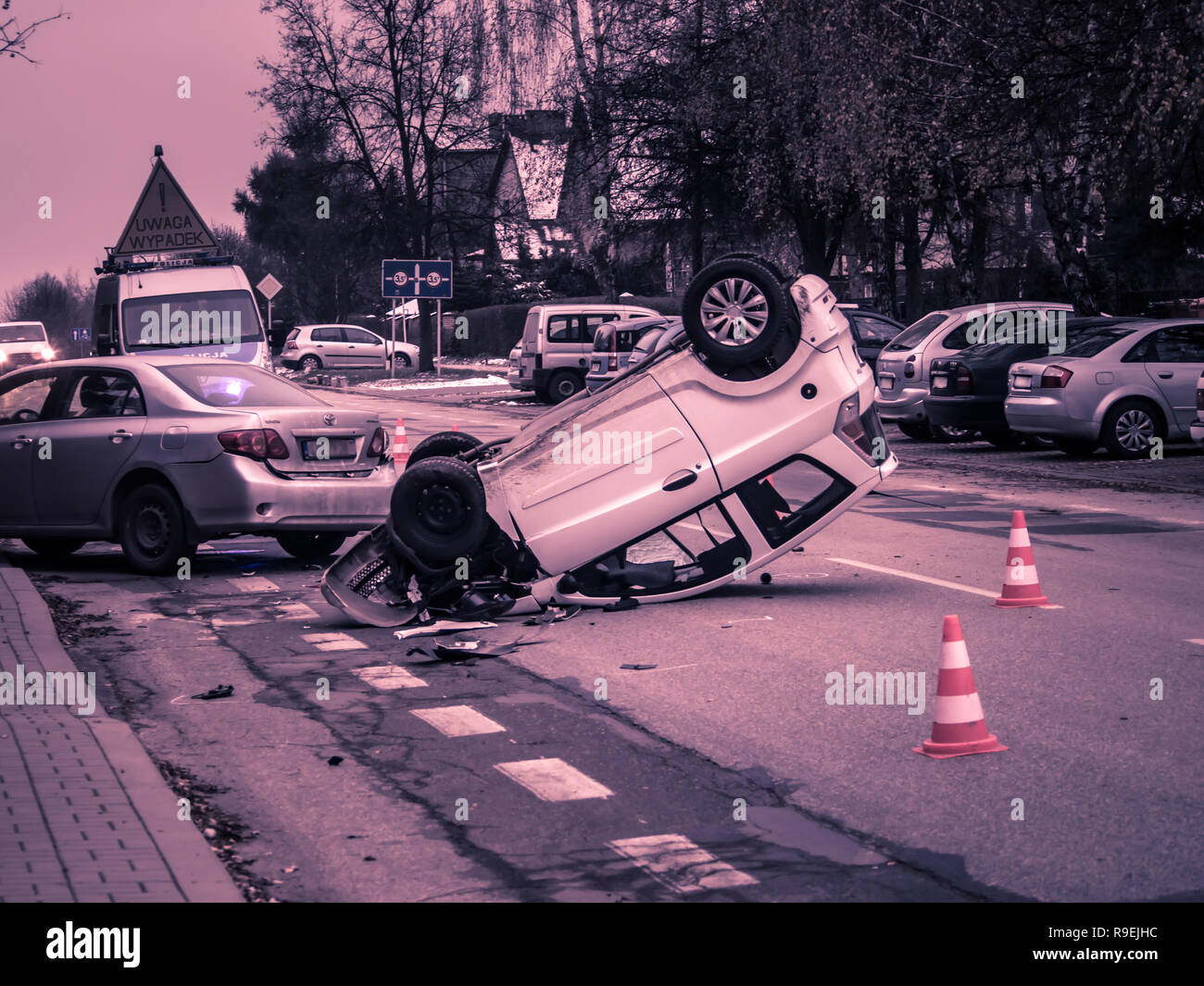 immage of a car crush Stock Photo Alamy