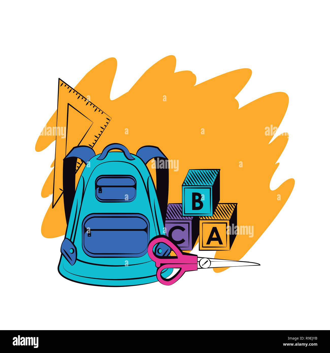 School supplies and elements Stock Vector Image & Art - Alamy