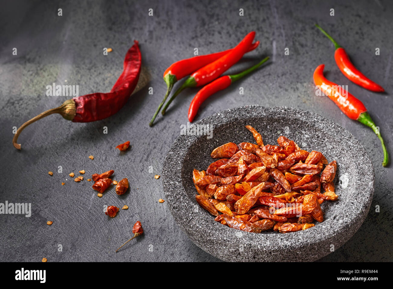 Grinding chili pepper in stone hires stock photography and images Alamy