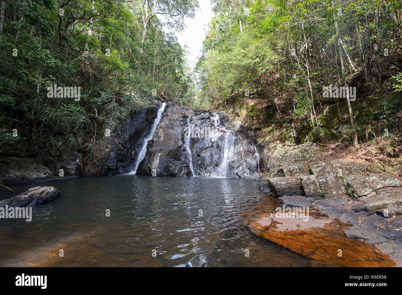 Dinner Falls are the upper part of the Barron River, Hypipamee National