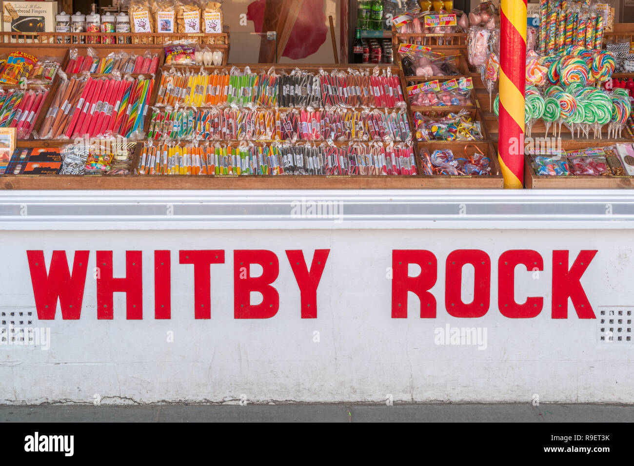 Seaside novelties, trinkets and tat, in shops by the sea Stock Photo