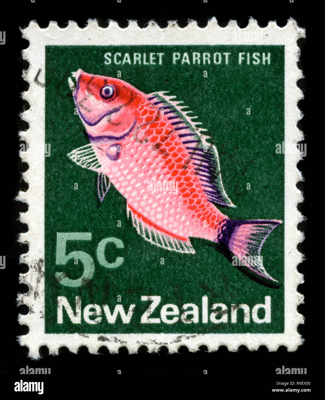 Postage stamp from New Zealand in the Definitives series issued in 1970