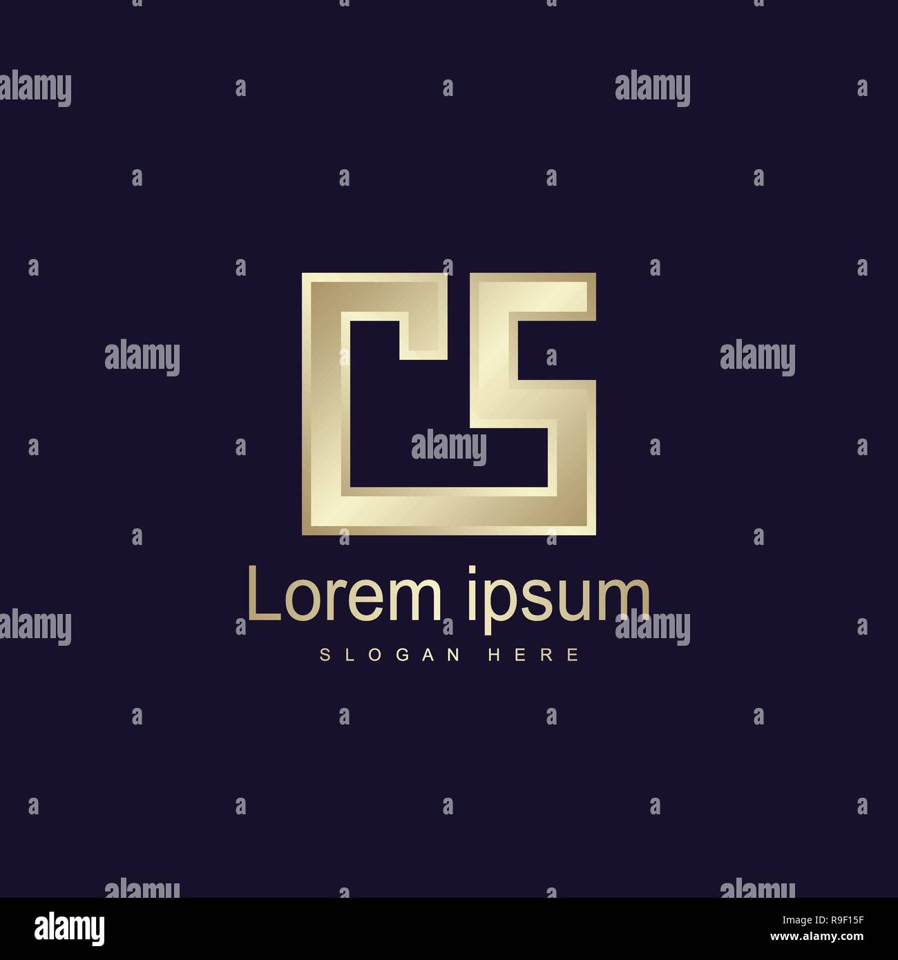 Sc letter mark logo hi-res stock photography and images - Alamy