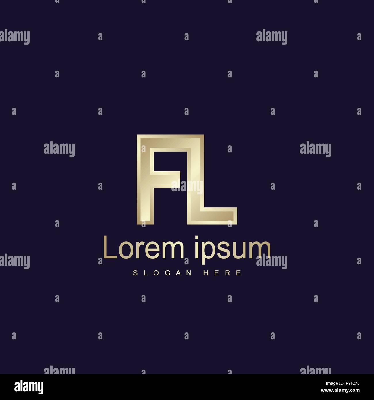 initial-letter-fl-logo-template-vector-design-stock-vector-image-art