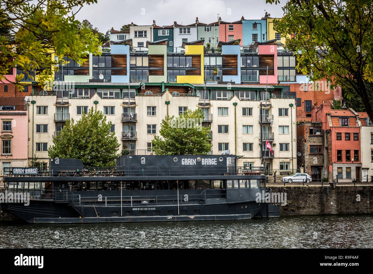 Coloured buildings in Bristol Stock Photo - Alamy