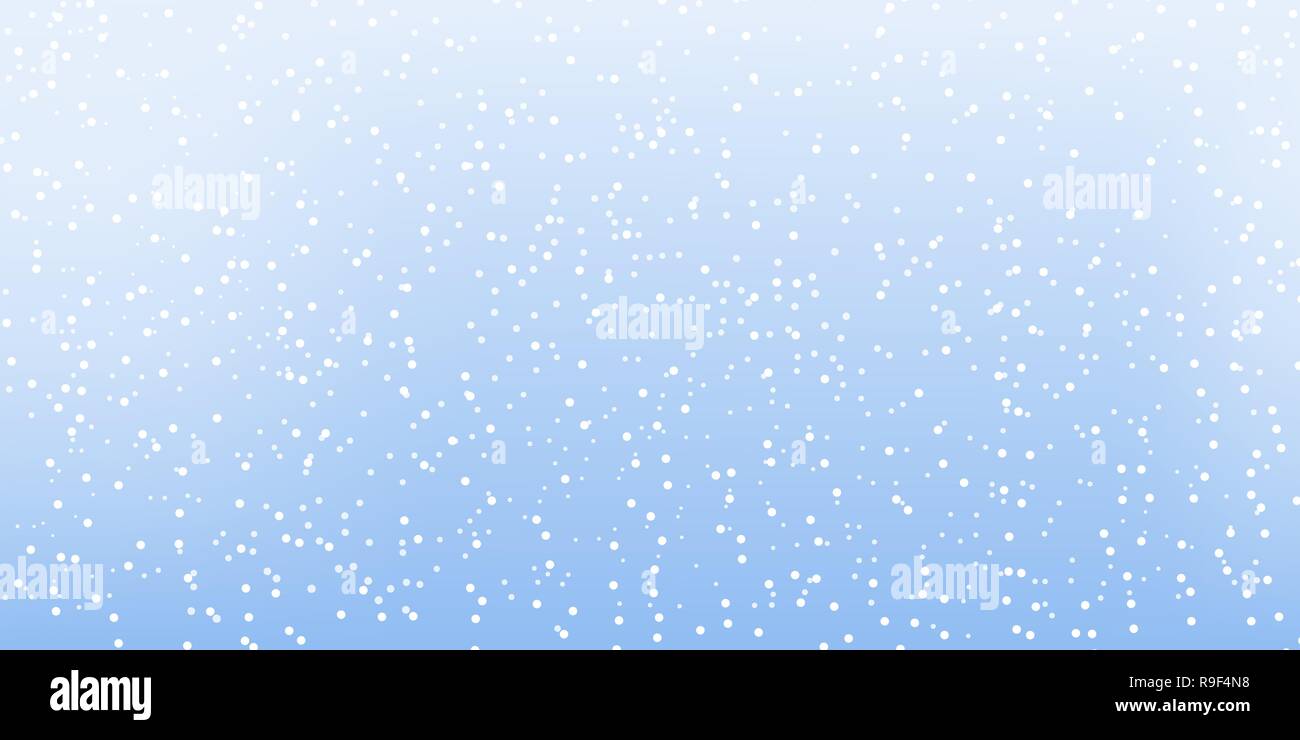 Falling snow background. Vector illustration with snowflakes. Winter ...