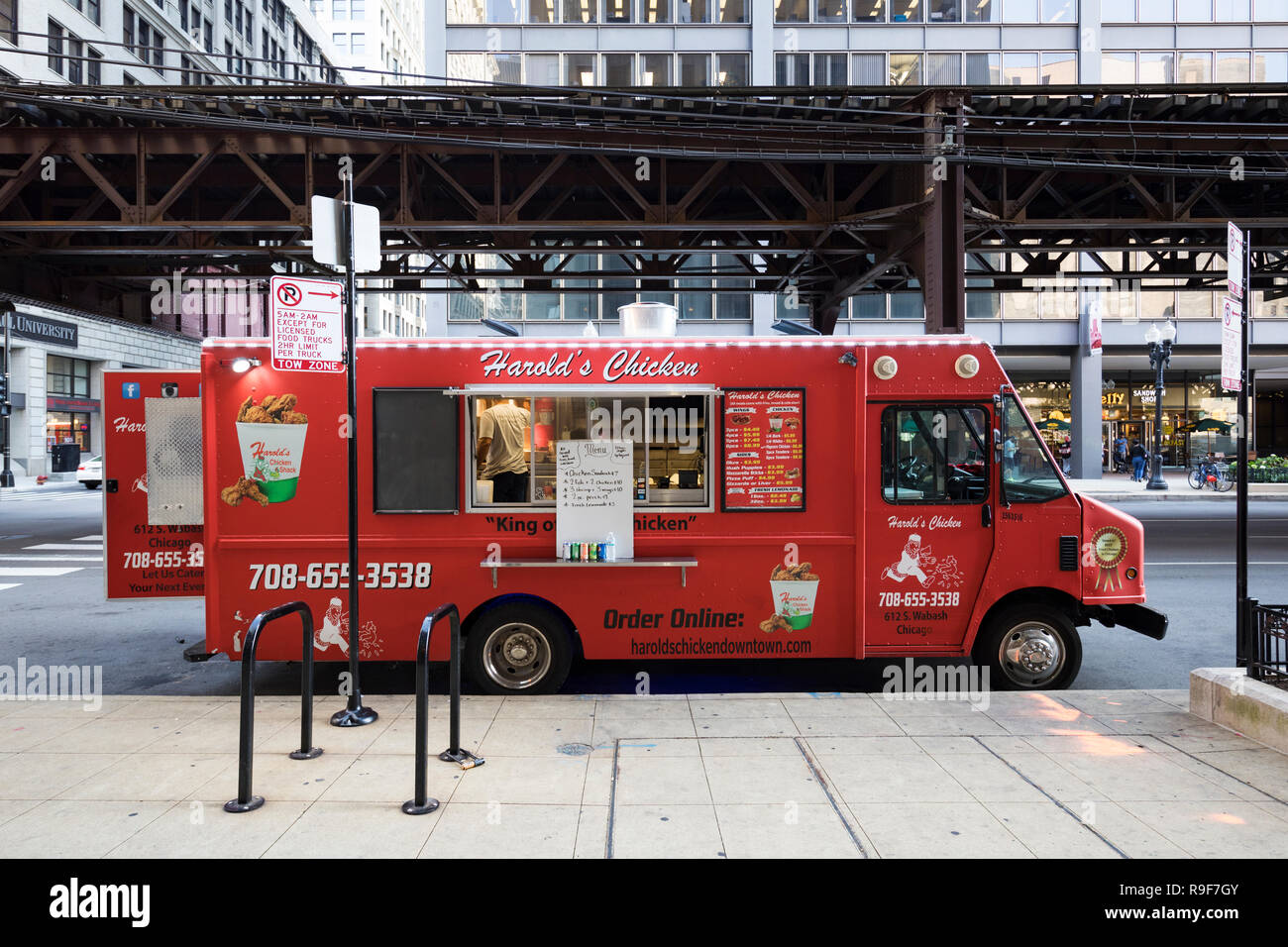 Chicken food truck hires stock photography and images Alamy
