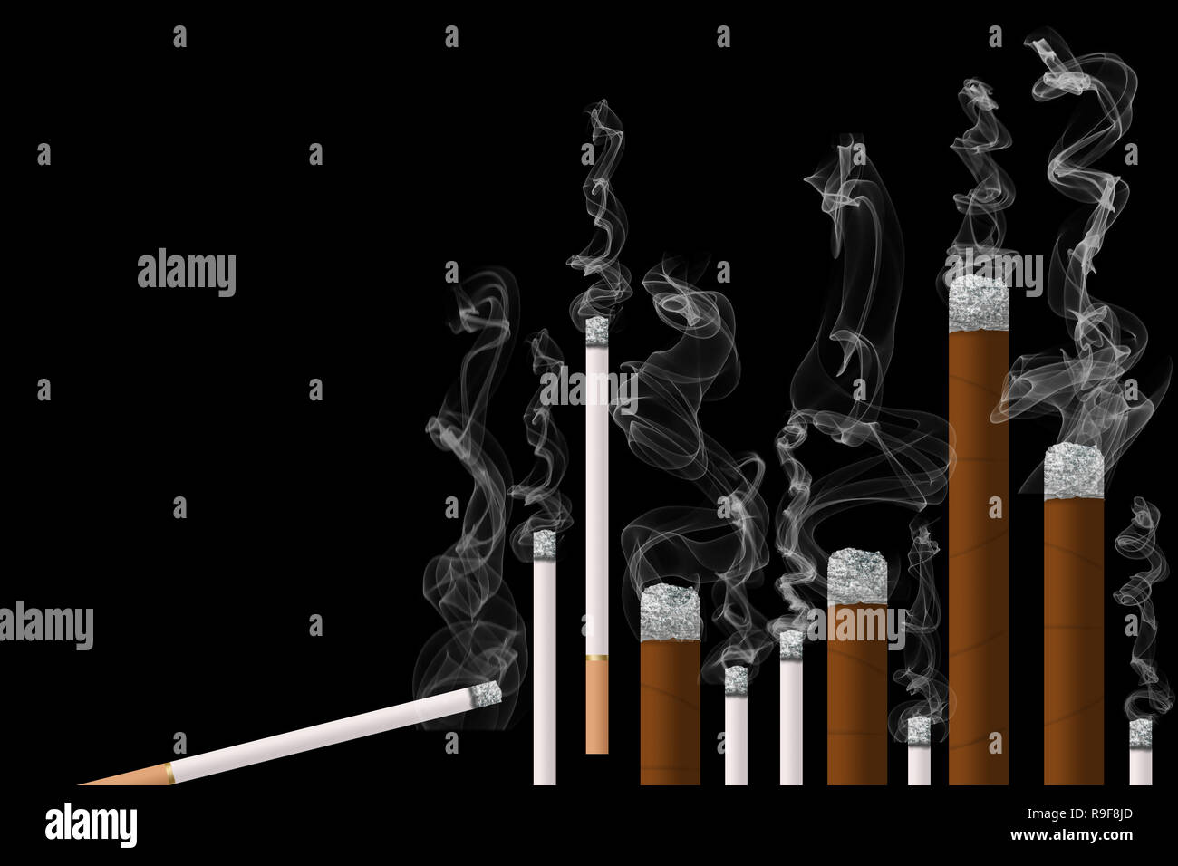 Second hand tobacco smoke is the subject of this smoke filled