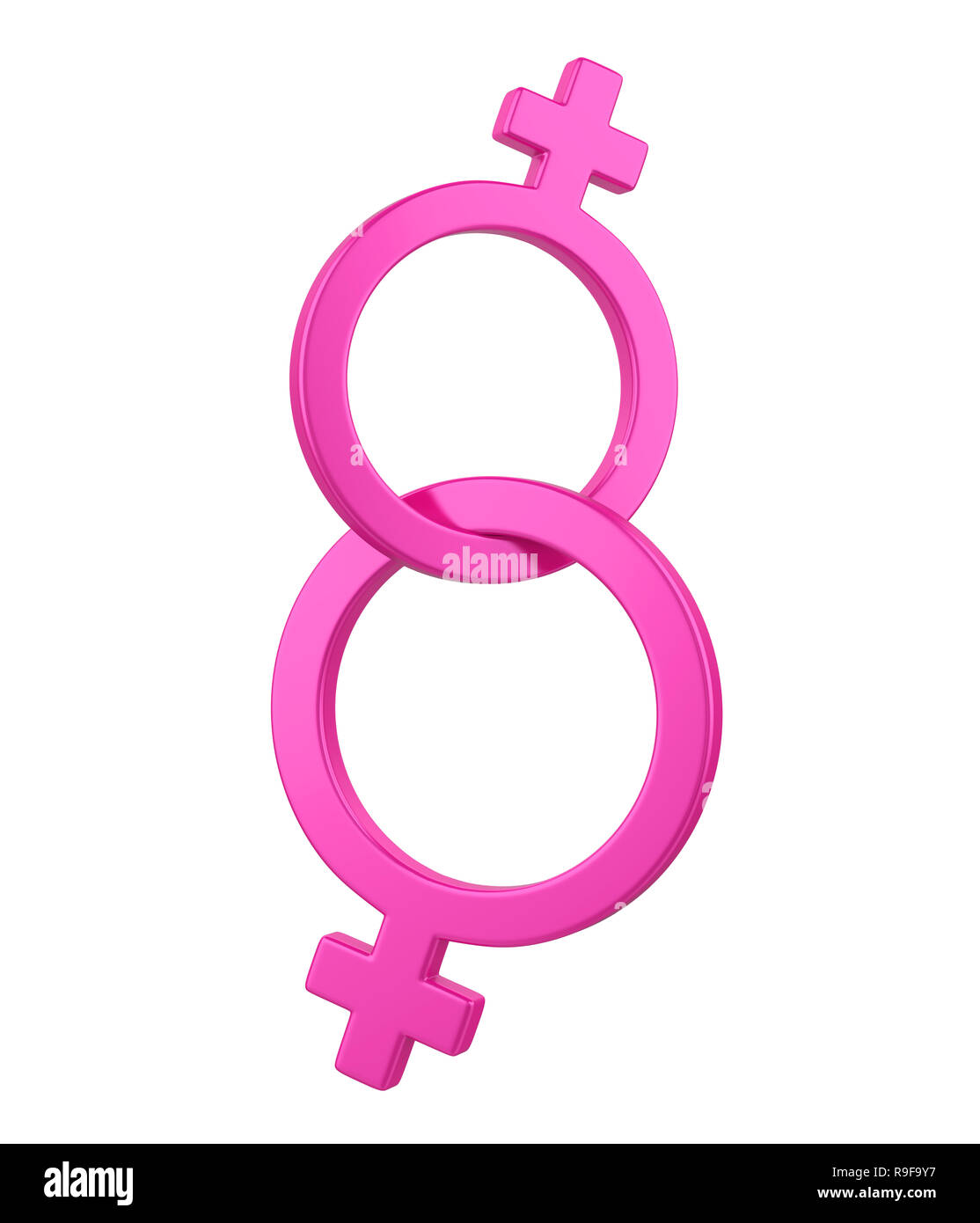 Female Gender Symbols (Women's International Day Concept Stock Photo - Alamy