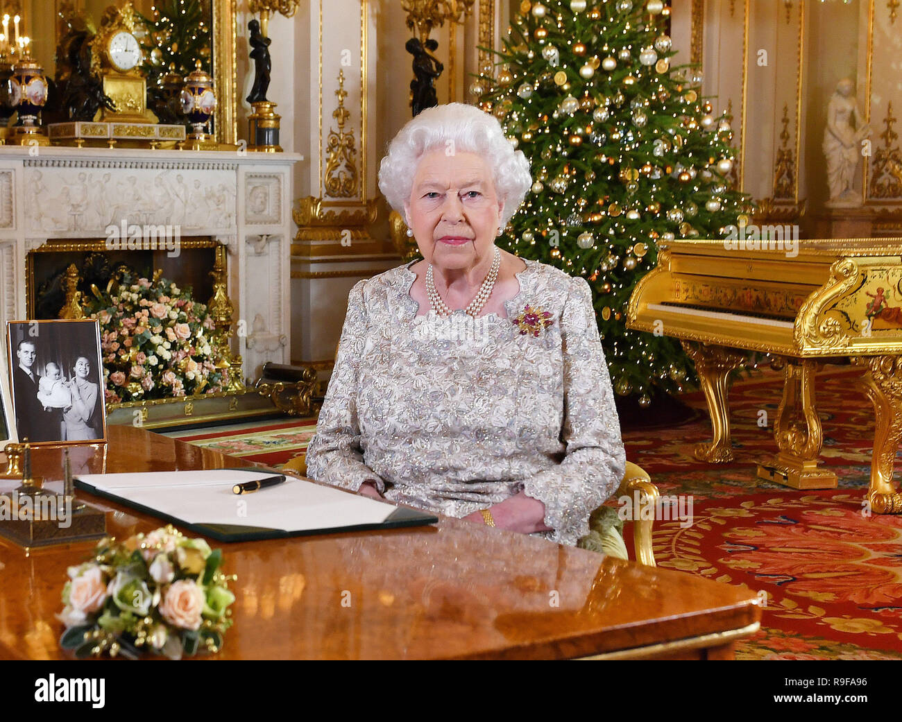 Queen Elizabeth Ii After She Recorded Her Annual Christmas