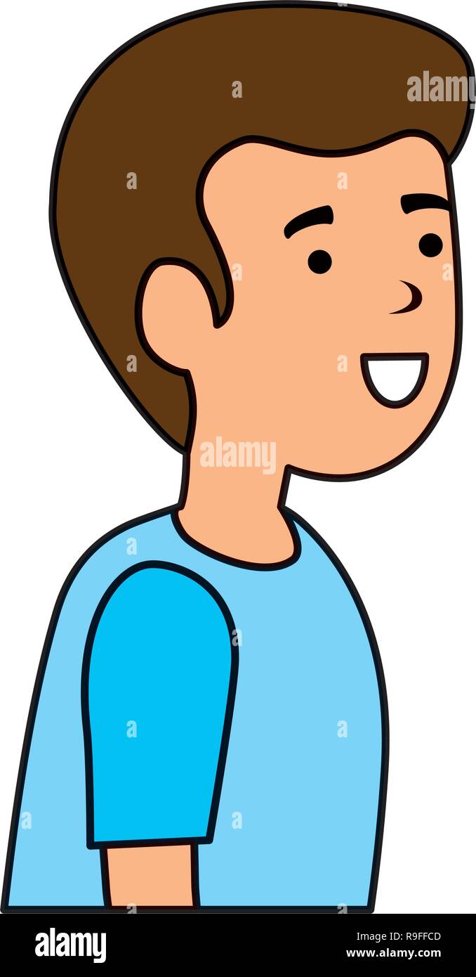 young and casual man character Stock Vector Image & Art - Alamy
