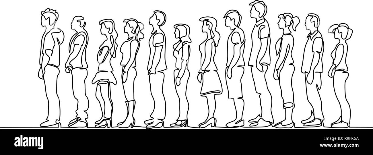 https://c8.alamy.com/comp/R9FK6A/continuous-one-line-drawing-group-of-people-waiting-in-line-silhouette-isolated-on-white-background-vector-illustration-R9FK6A.jpg