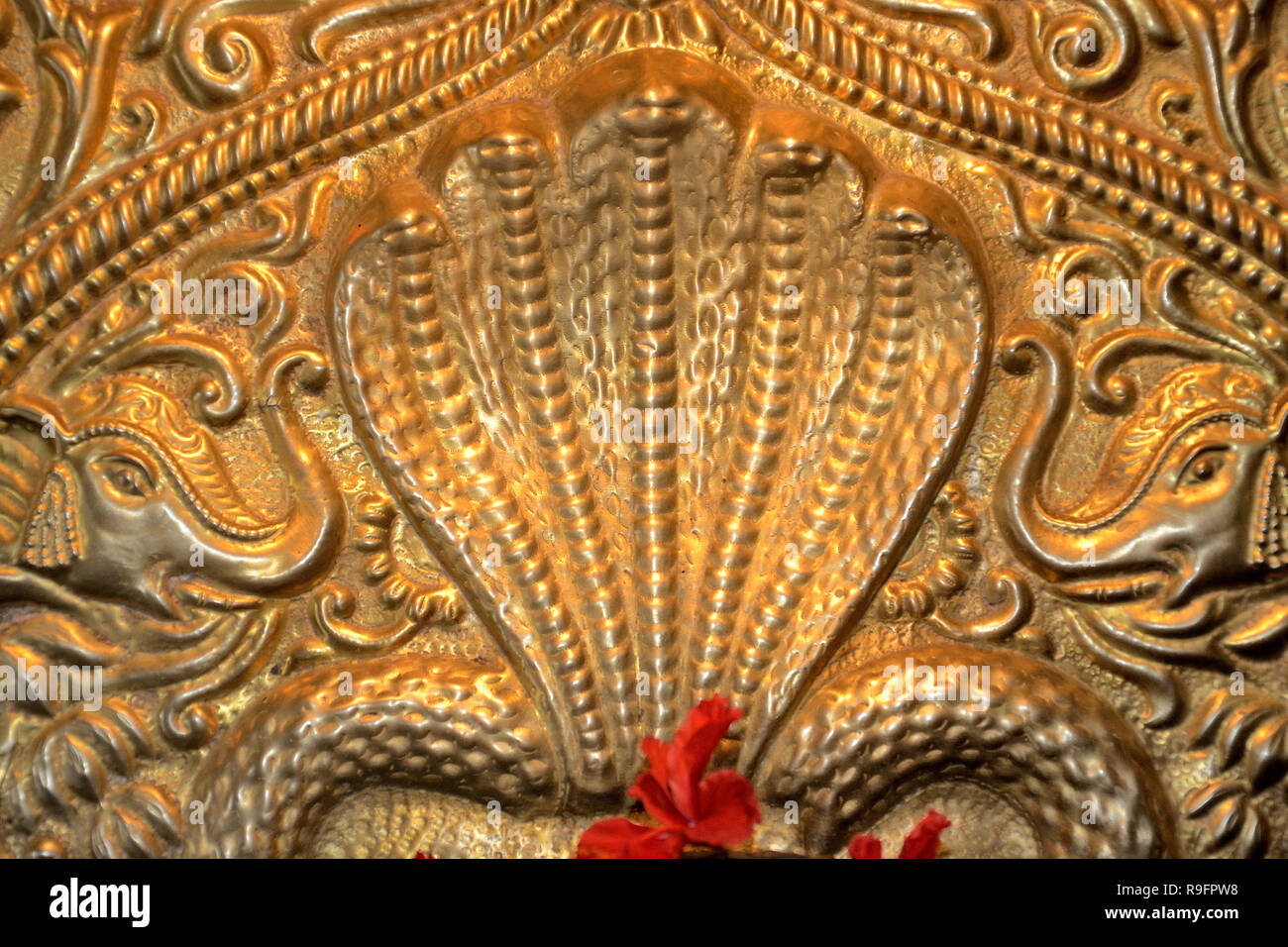 Carved Indian Peacock Panel From A Ratha Yatra Chariot - 19thC Carved Indian Peacock Panel From A Ratha Yatra Chariot - 19thC