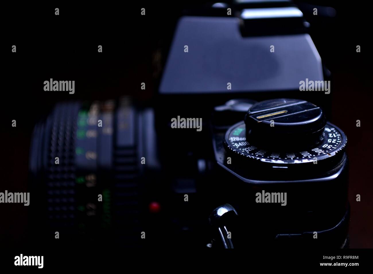 Close Up Shot Of The Iso Or Asa Rating And Exposure Compensation Dial Of A 35mm Film Camera Stock Photo Alamy