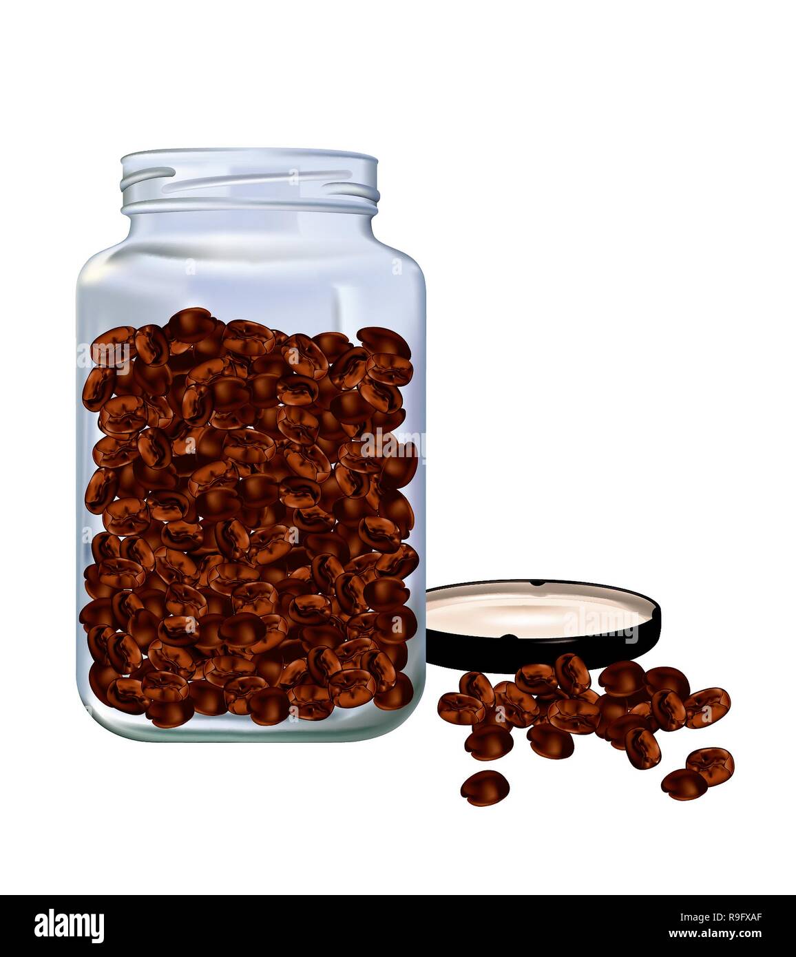 https://c8.alamy.com/comp/R9FXAF/roasted-coffee-beans-in-a-glass-jar-isolated-R9FXAF.jpg