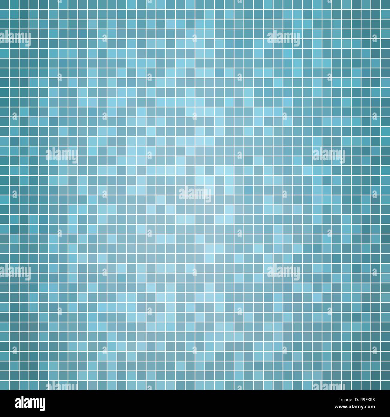 abstract vector square pixel mosaic background - light blue Stock ...