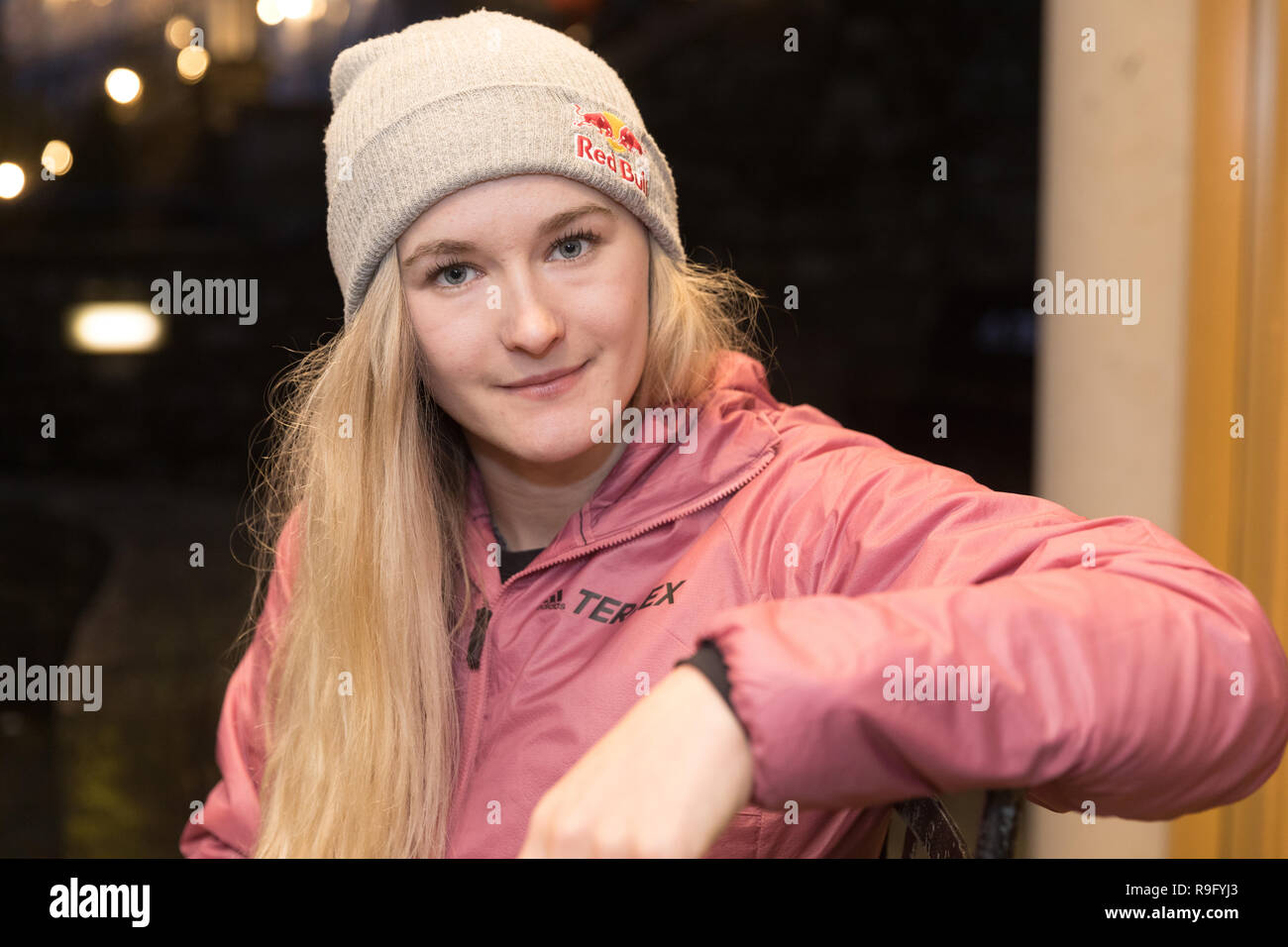Climber Shauna Coxsey Stock Photo