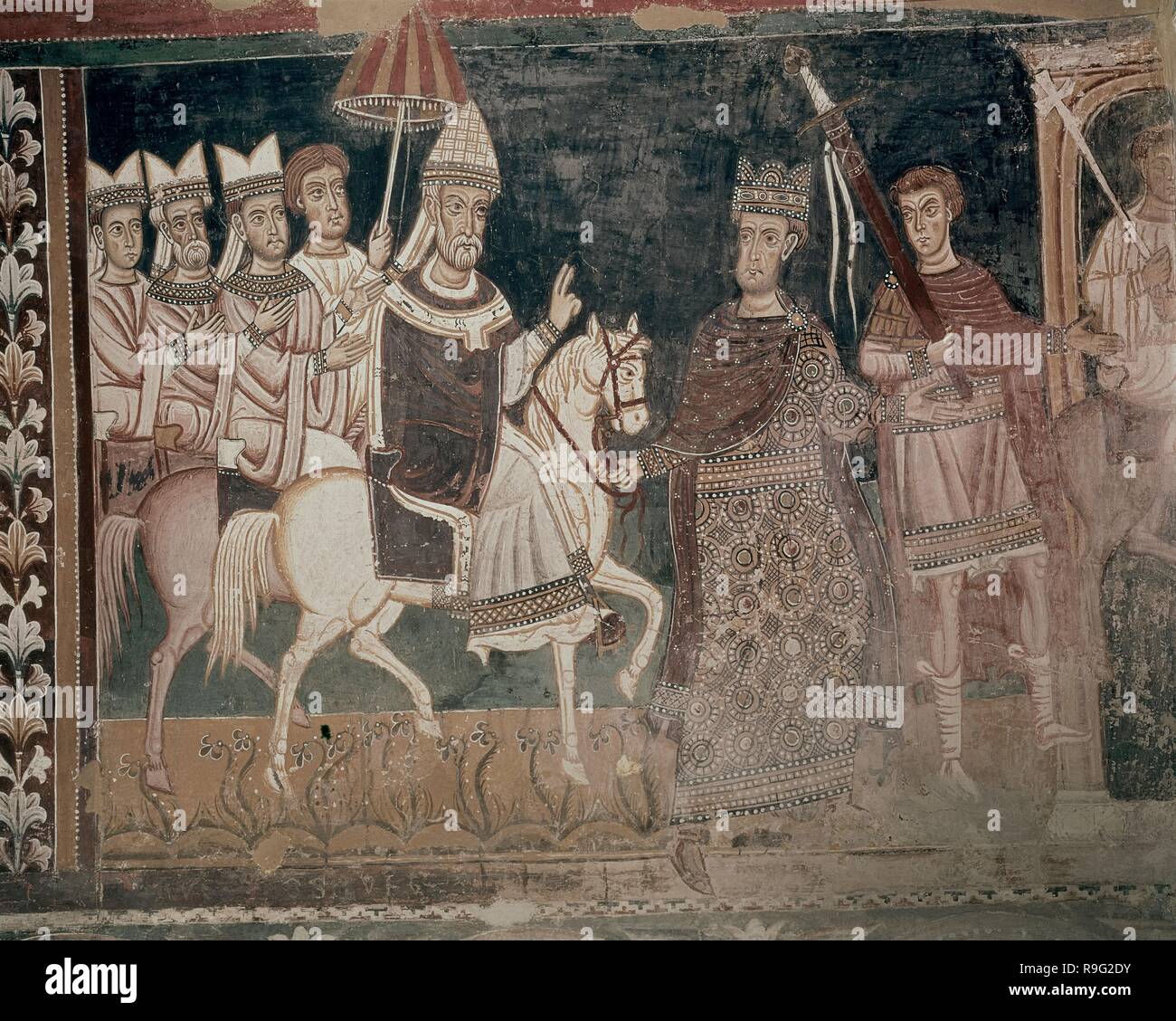 Basilica de los cuatro santos coronados hires stock photography and