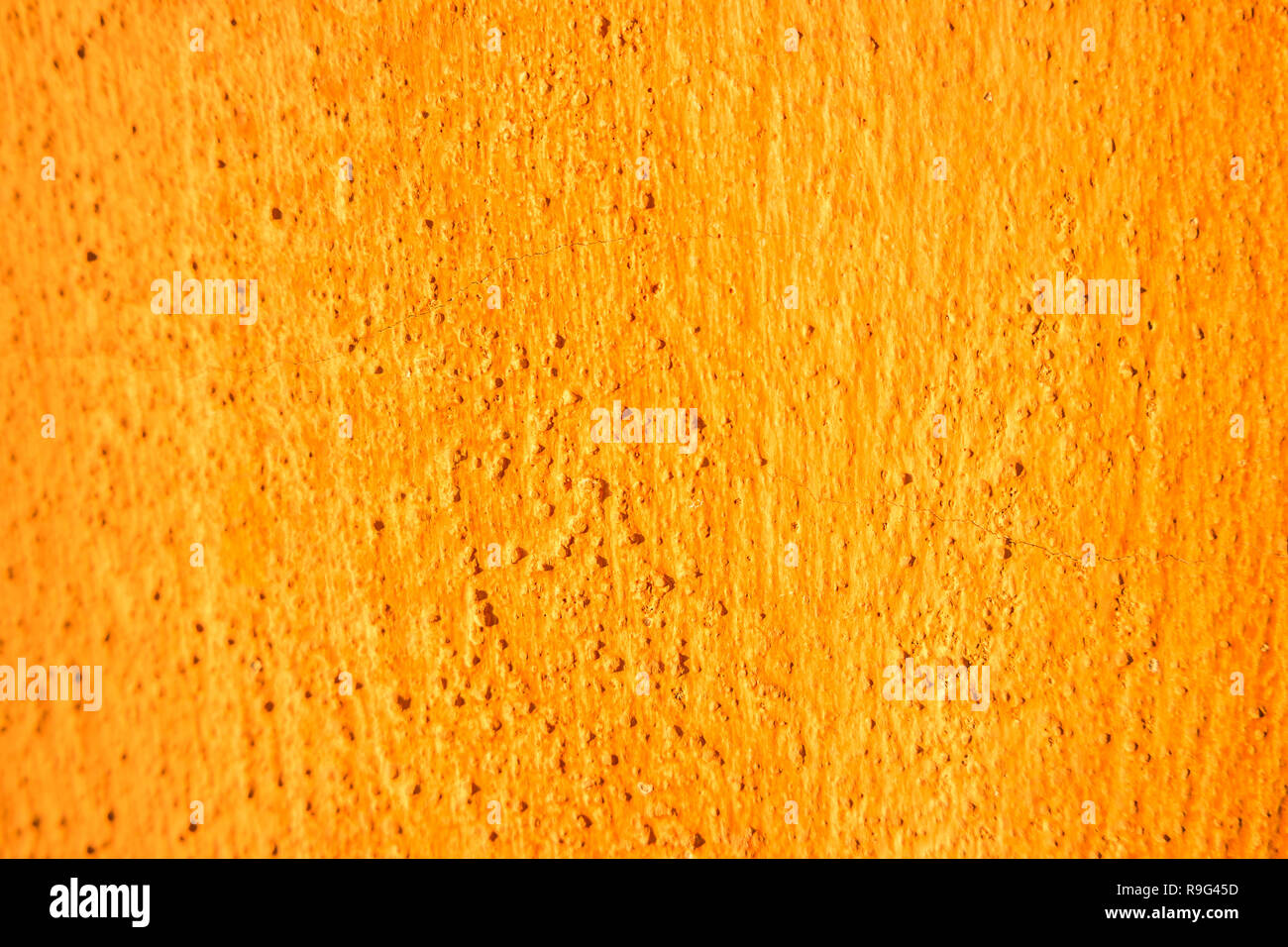 Wall plaster Terracotta Orange Stock Photo