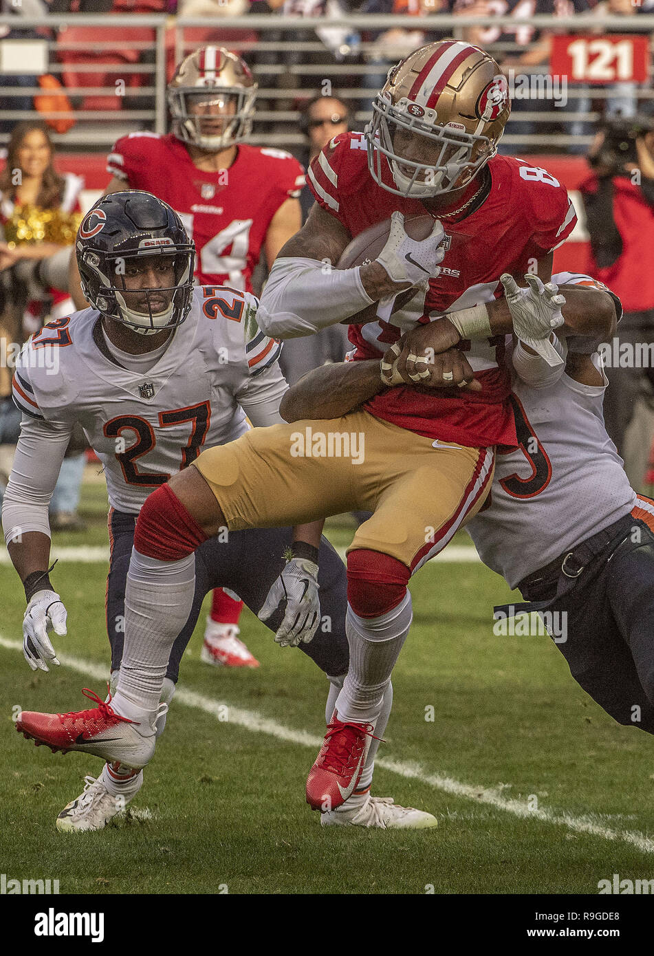 Santa Clara, California, USA. 23rd Dec, 2018. San Francisco 49ers wide
