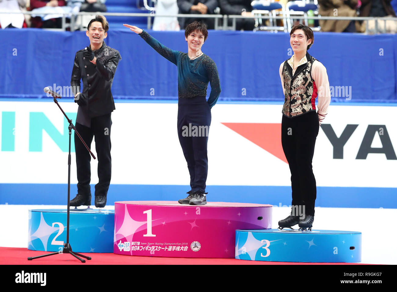 Osaka Japan 24th Dec 18 L R Daisuke Takahashi Shoma Uno Keiji Tanaka Figure Skating Japan Figure Osaka Japan 24th Dec 18 L R Daisuke Takahashi Shoma Uno Keiji Tanaka Figure Skating Japan Figure