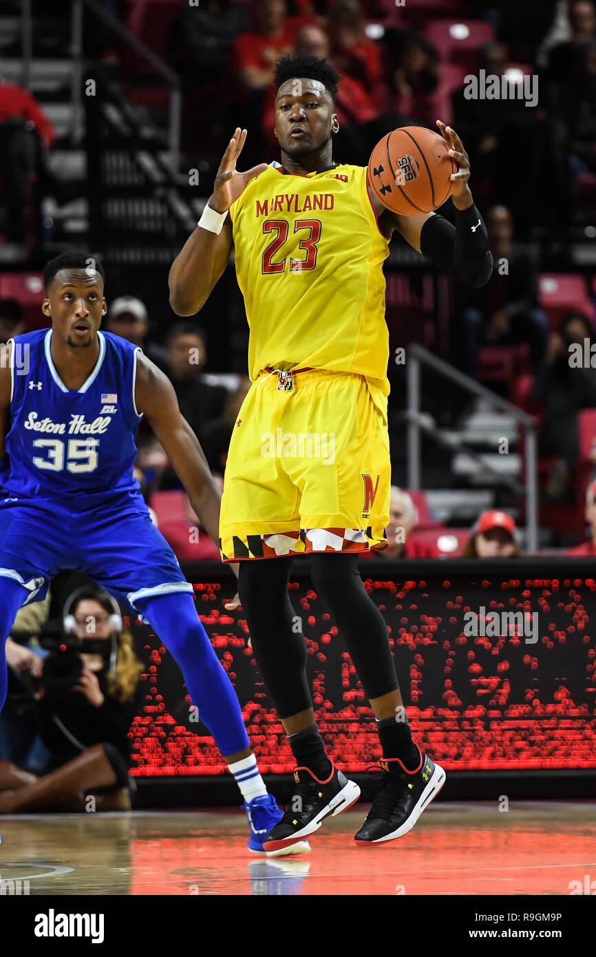 College Park, Maryland, USA. 22nd Dec, 2018. BRUNO FERNANDO (23) in action during the game held at Xfinity Center in College Park, Maryland Credit: Amy Sanderson/ZUMA Wire/Alamy Live News Stock Photo