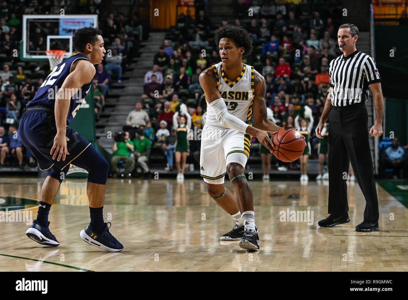 Fairfax, Virginia, USA. 21st Dec, 2018. Mason Guard JAVON GREENE
