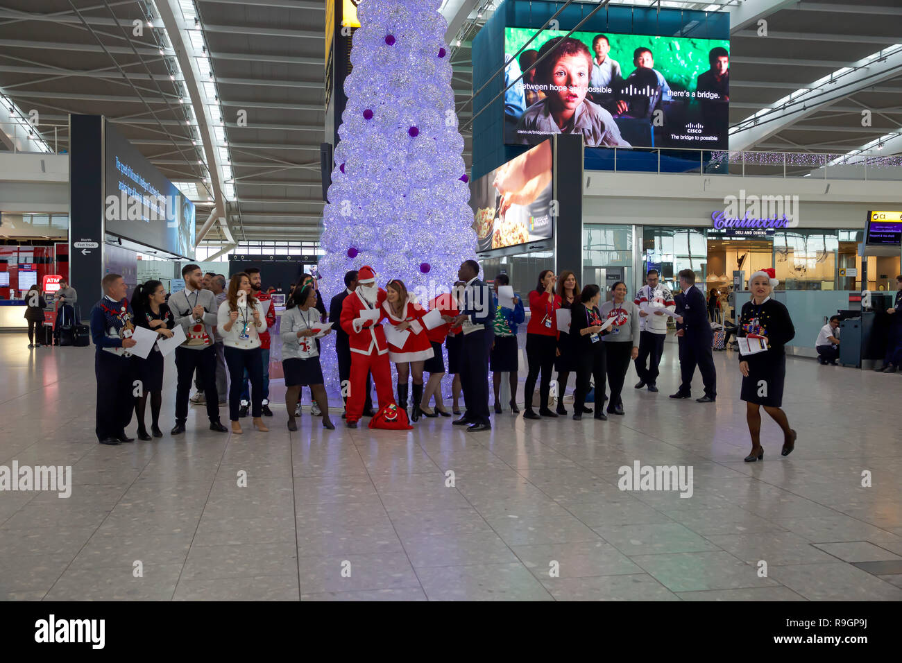 Aeropuerto london heathrow christmas