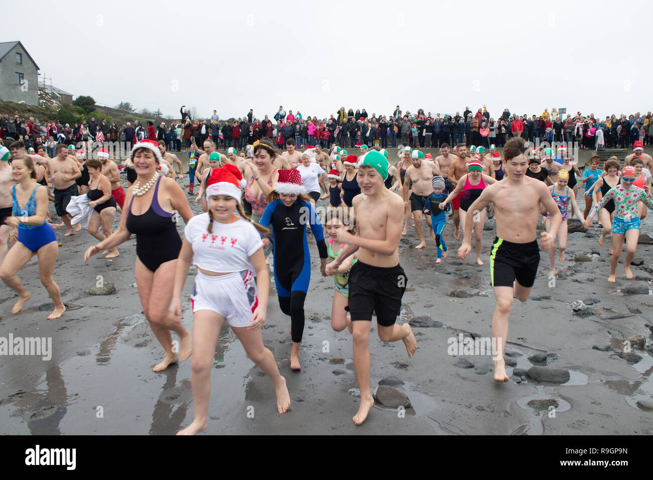 Tragumna, West Cork, Ireland, December 25th 2018. A mild Christmas morning greeted the annual