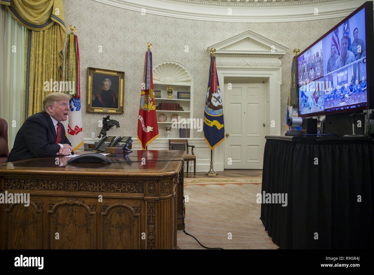 Trump Oval Office Stock Photos Trump Oval Office Stock Images