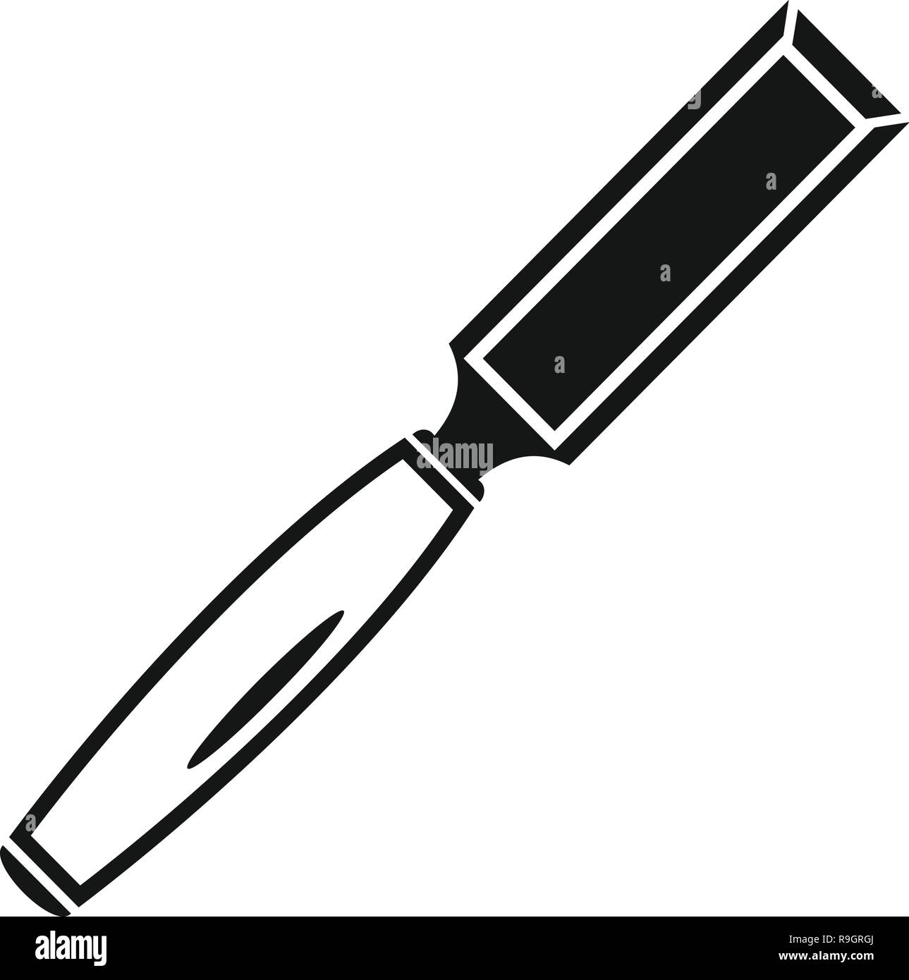 Chisel icon. Simple illustration of chisel vector icon for web design