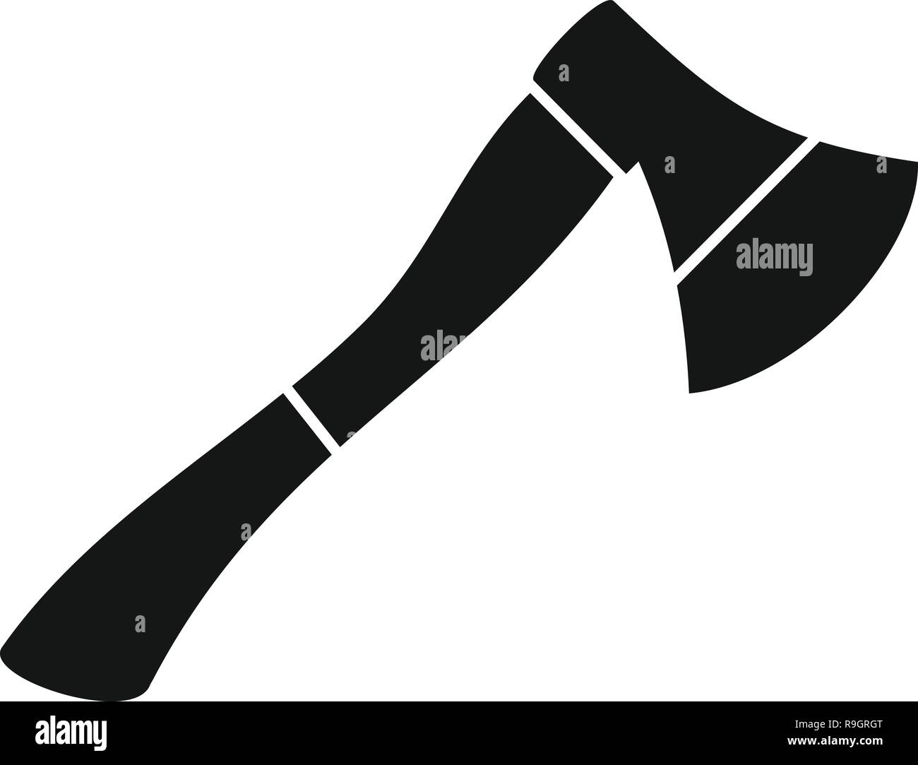 Axe tool icon. Simple illustration of axe tool vector icon for web