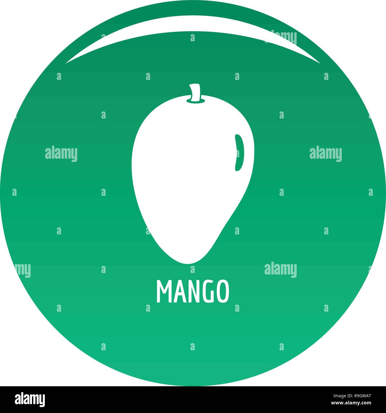 Mango icon. Simple illustration of mango vector icon for any design ...