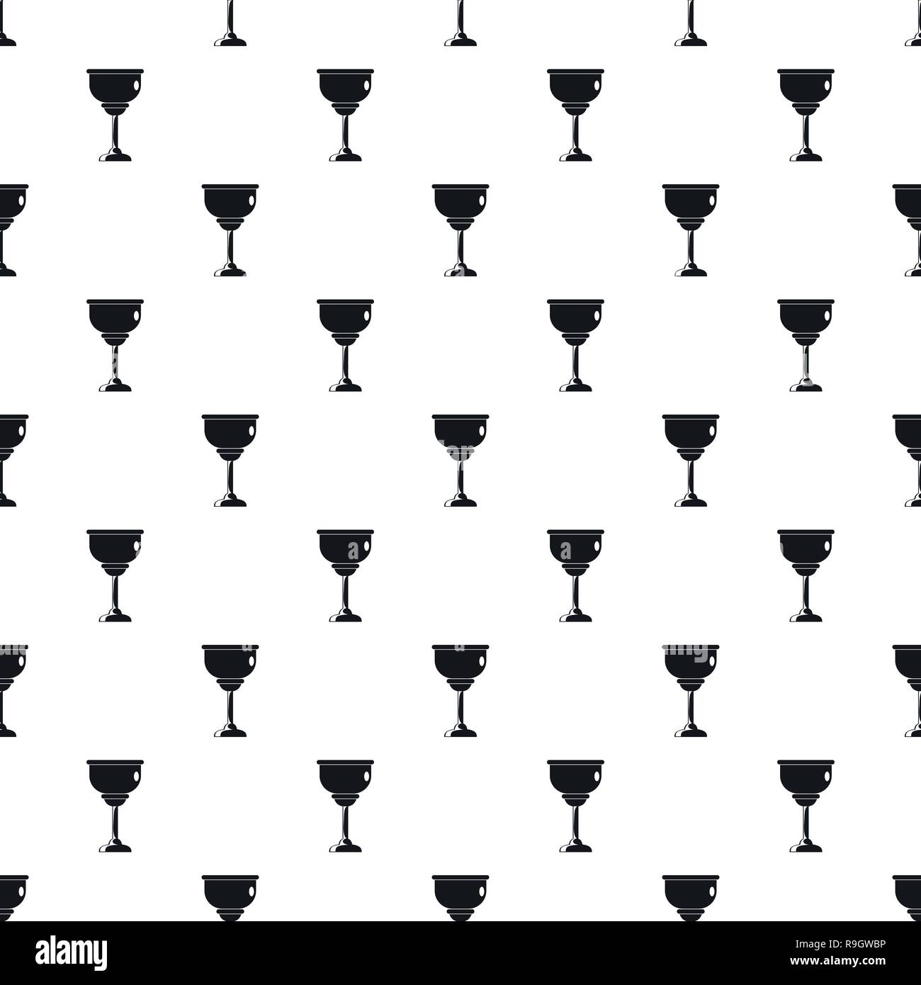 Jewish cup pattern seamless vector repeat geometric for any web design Stock Vector