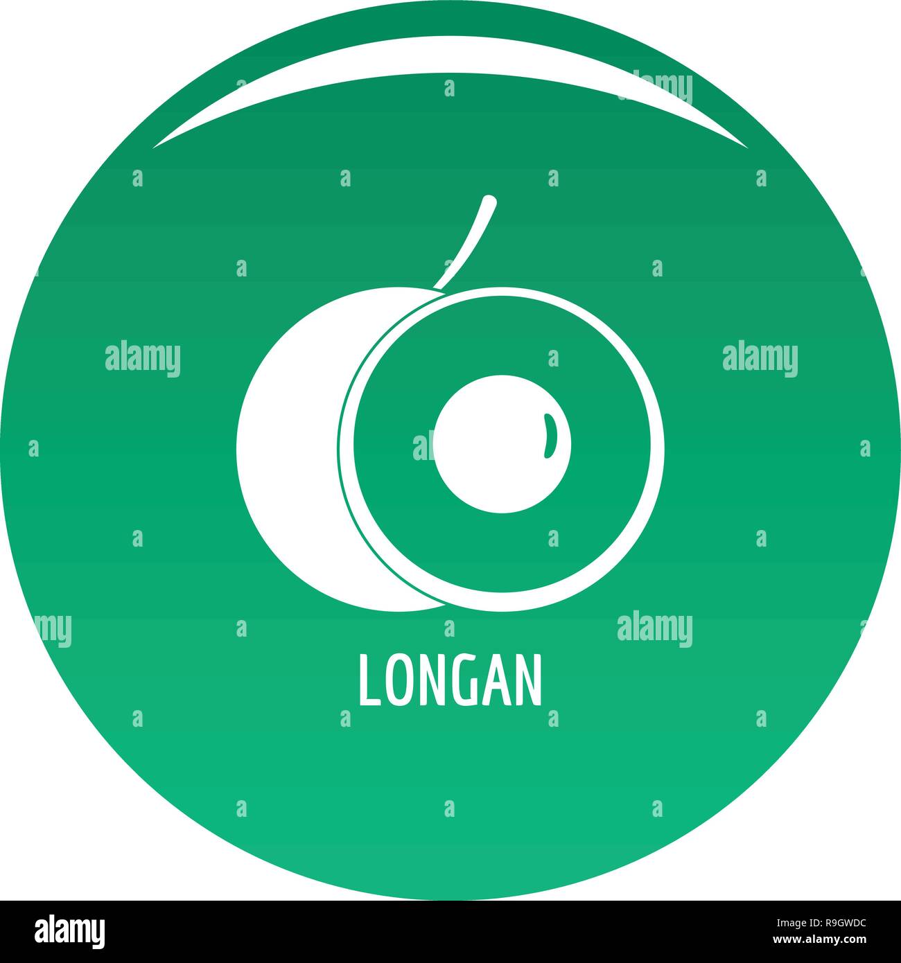 Longan icon. Simple illustration of longan vector icon for any design ...