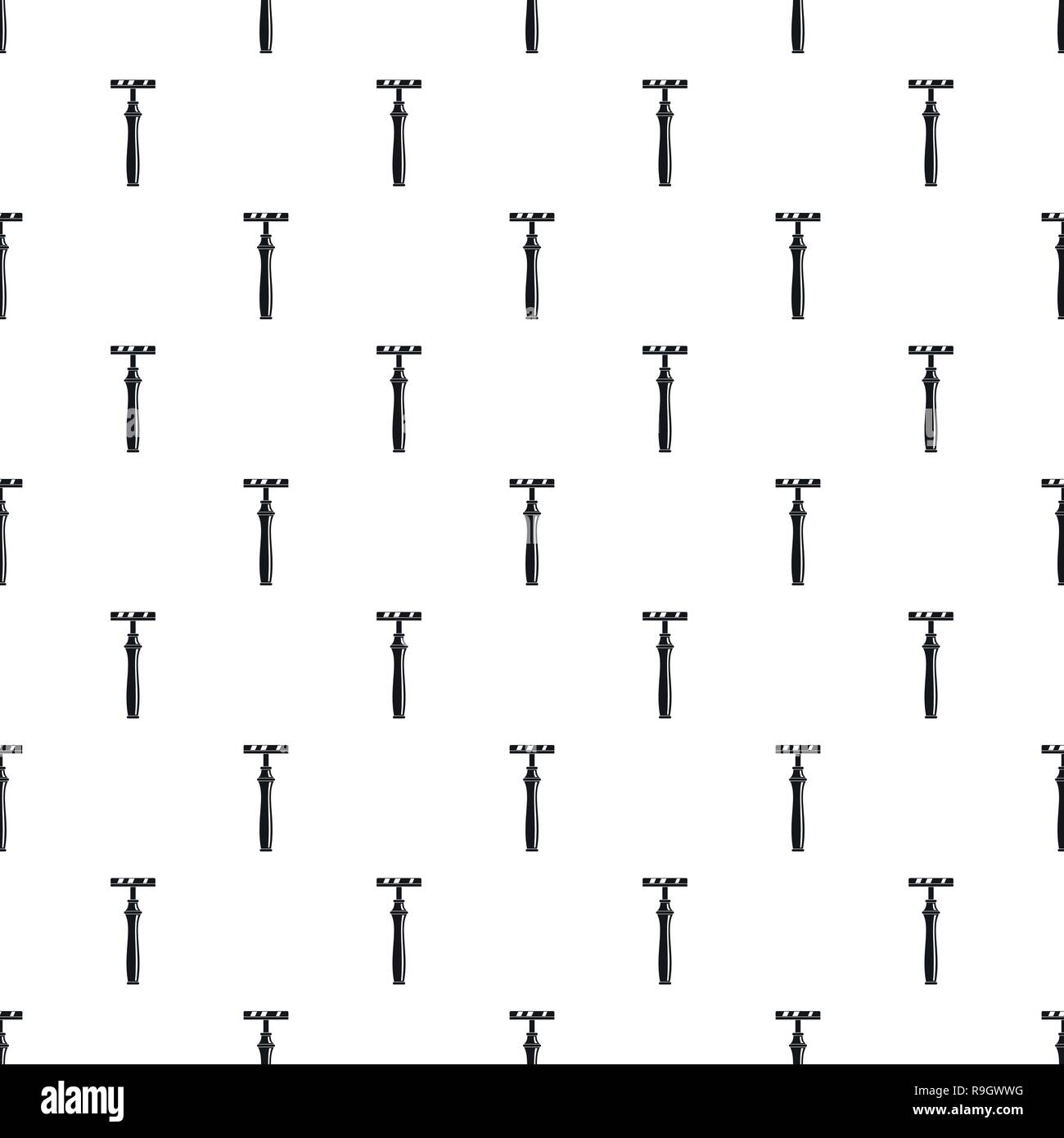 Retro razor pattern seamless vector repeat geometric for any web design Stock Vector