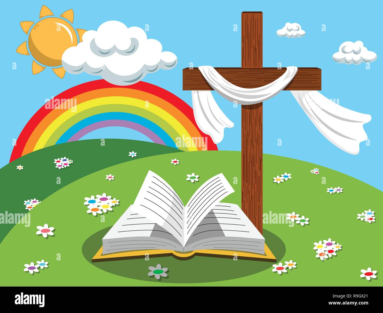 Benediction of jesus Stock Vector Images Alamy