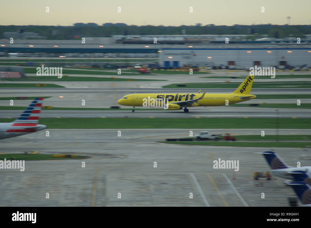 CHICAGO, ILLINOIS, UNITED STATES MAY 11th, 2018A Spirit Airlines