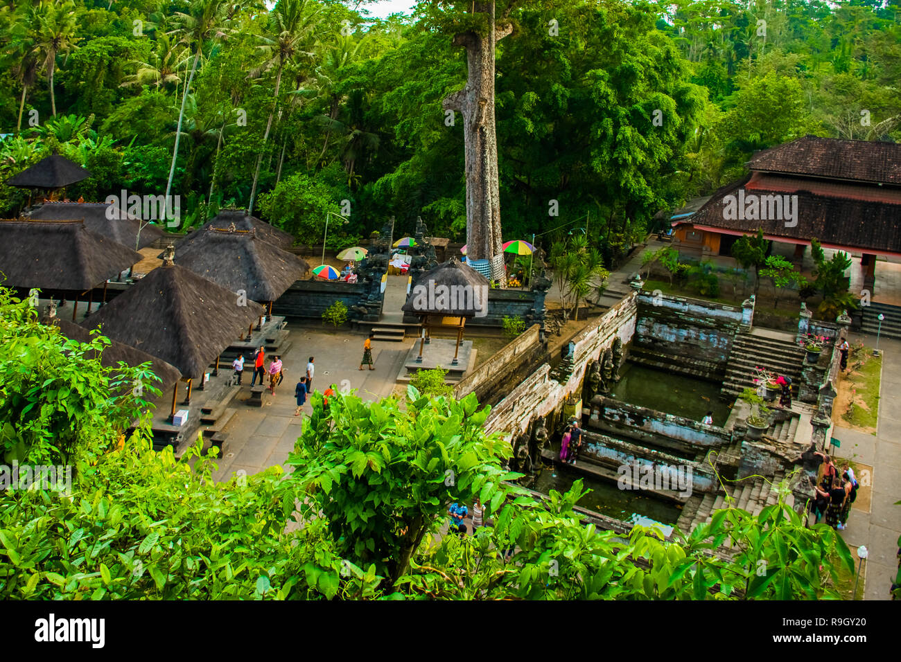 Ancient Balinese Temple Goa Gajah Elephant Cave In Bali Ancient Balinese Temple Goa Gajah Elephant Cave In Bali